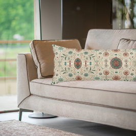 Cojín Patrón de hierba de Boho