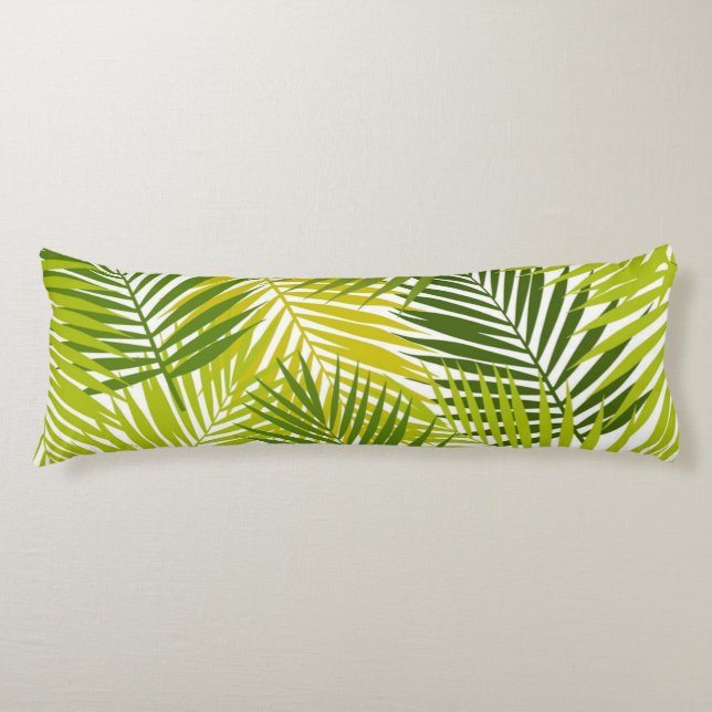 Cojín Patrón de hojas (Anverso)