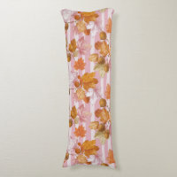 Patrón de hojas de otoño y maíz rosadas - Caída