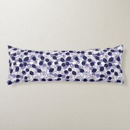 Cojín Patrón de Ilustracion Batik Purple y Vines