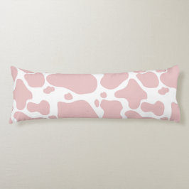 Cojín Patrón De Impresión De Vacas Rosa Para Amantes De