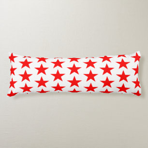 Cojín Patrón de las estrellas rojas