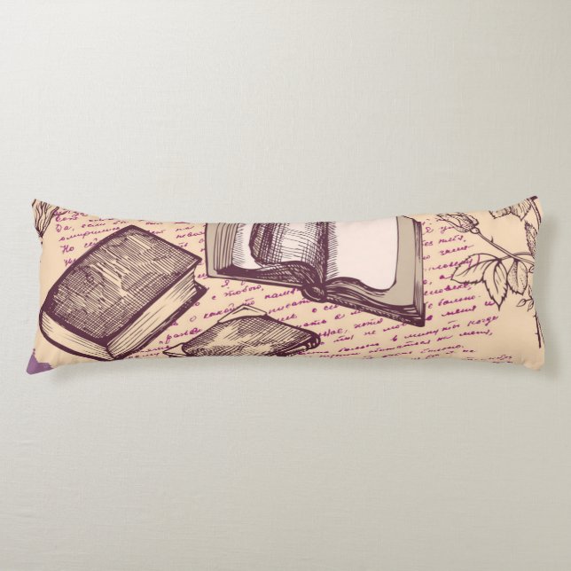 Cojín Patrón de libro (Anverso)