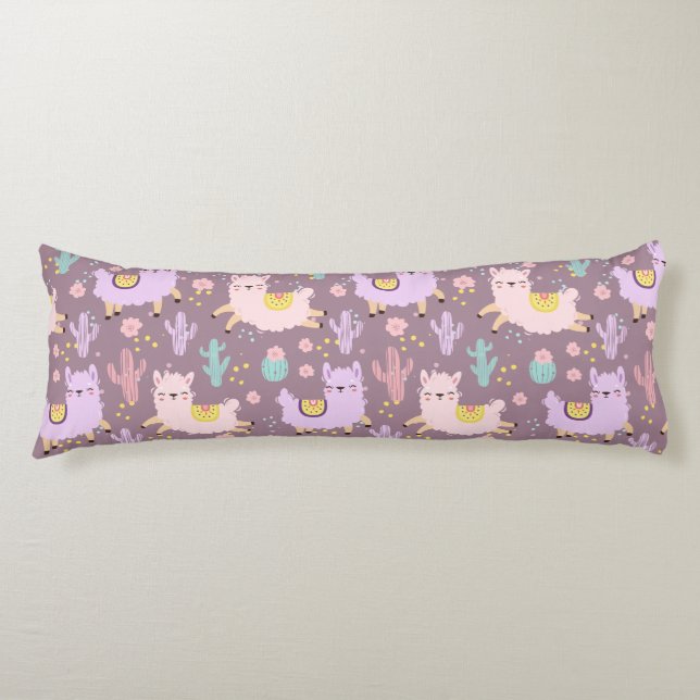 Cojín Patrón de Llama (Anverso)