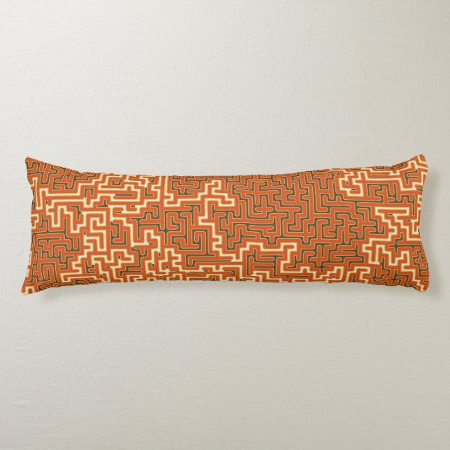 Cojín Patrón de mazorca retro geométrico moderno #2 (Anverso)
