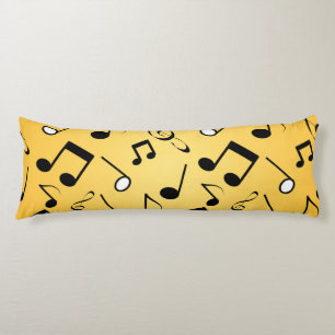 Cojín Patrón de notas musicales