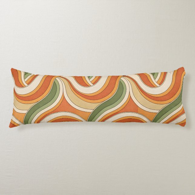 Cojín Patrón de ondas mágicas (Anverso)