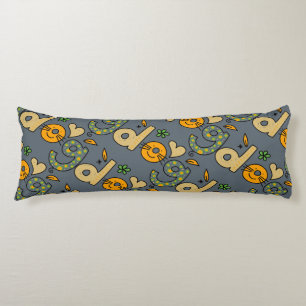 Cojín Patrón de Personalizado de perro gris pizarra