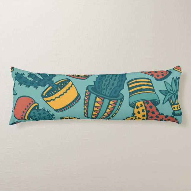 Cojín Patrón de planta (Anverso)