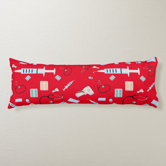 Cojín Patrón de suministros médicos del médico (Anverso)