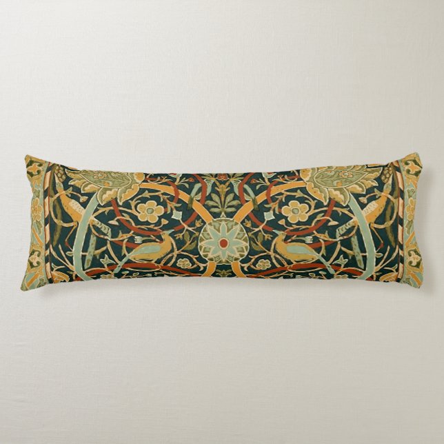 Cojín Patrón de tapiz del bosque de William Morris: Vint (Anverso)