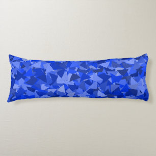 Cojín Patrón de triángulo azul