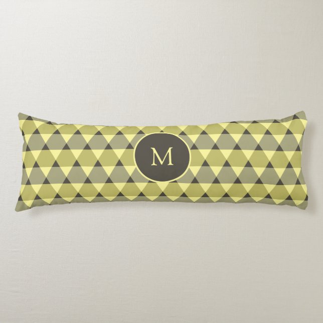 Cojín Patrón de triángulos (Anverso)