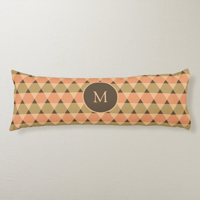 Cojín Patrón de triángulos (Anverso)