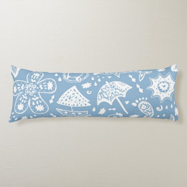 Cojín Patrón de verano (Anverso)