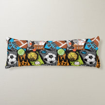Patrón Deportivo Con Balones