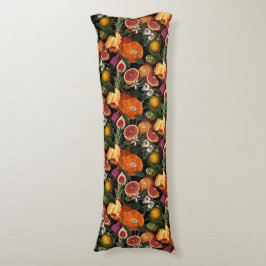 Cojín Patrón elegante de cítricos naranjas amarillos