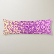 Patrón elegante de Mandala de gradiente morado