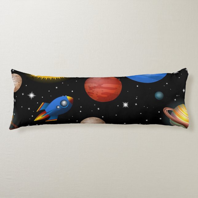 Cojín Patrón espacial (Anverso)