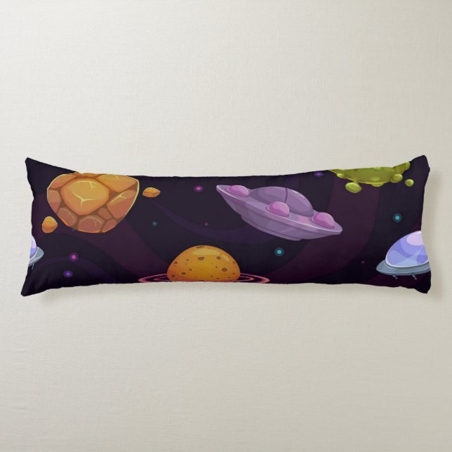 Cojín Patrón espacial (Anverso)