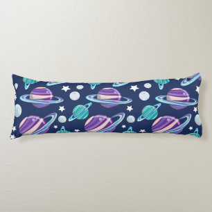Cojín Patrón espacial, planetas, estrellas, galaxia, cos
