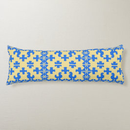 Cojín Patrón Estilizado de Piezas de Rompecabezas