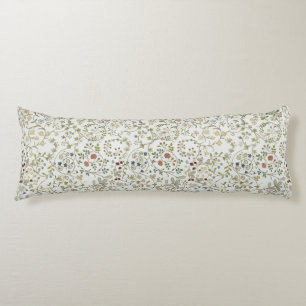 Cojín Patrón floral de bordado vintage windrush de Morri