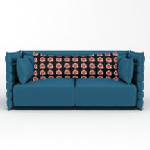 Patrón floral diurno rosado en negro