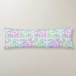 Cojín Patrón geométrico abstracto | Baldosa y filtrada |