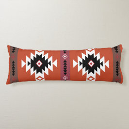 Cojín Patrón geométrico azteca colorido