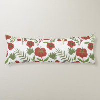 Patrón ininterrumpido de flores rojas sobre fondo