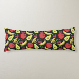 Cojín Patrón ininterrumpido de frutas   fruta tropical c