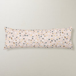 Cojín Patrón moderno Terrazzo Neutral suave