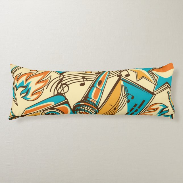 Cojín Patrón musical (Anverso)