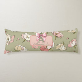 Cojín Patrón Peony dibujado a mano