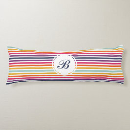 Cojín Patrón rayado de color corto