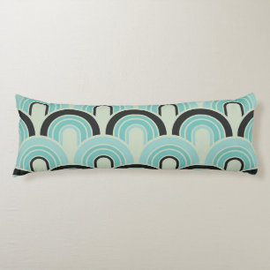 Cojín Patrón Retro Geométrico Moderno Cincuenta