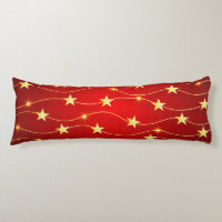 Patrón rojo de rubí adorado por estrella