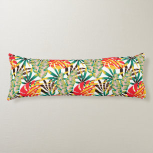 Cojín Patrón tropical brillante