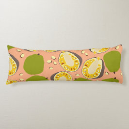 Cojín Patrón Tropical de Jackfruit de verano - Fruta exó