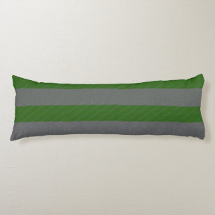Cojín Patrón verde y gris