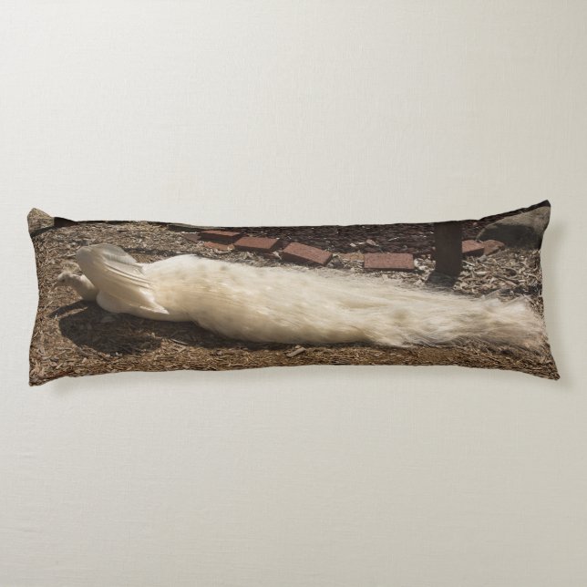 Cojín Pavo blanco (Reverso)