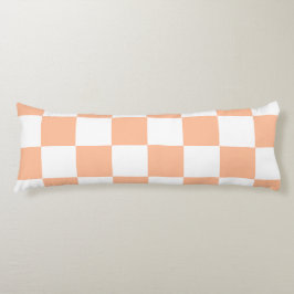 Cojín Peach Fuzz Checkered Gingham Pattern