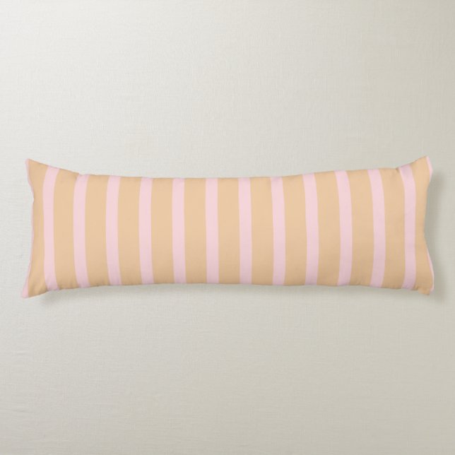 Cojín Peach Peach Taffy Rubor moderno tachado (Anverso)
