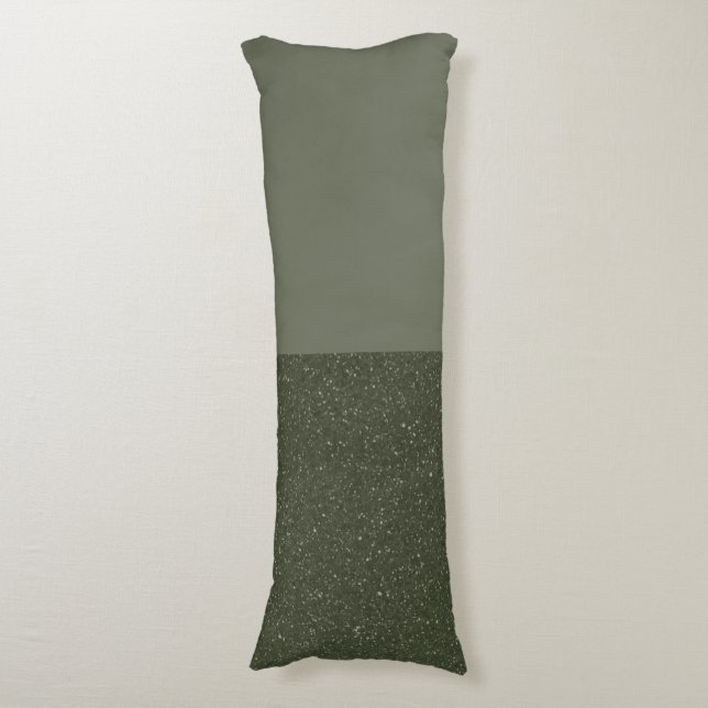 Cojín Personalizable Moss Green Body Pillow (Frente vertical)