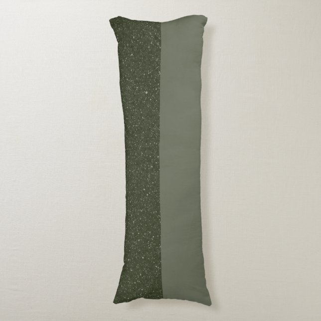 Cojín Personalizable Moss Green Split Body Pillow (Frente vertical)