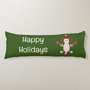 Cojín Personalizado de Axolotl de Navidades Cute
