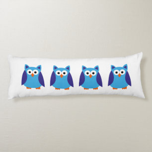 Cojín Personalizado de búho azul