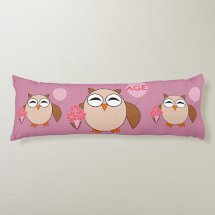 Cojín Personalizado Edad Nacimiento Lechuza Pillow