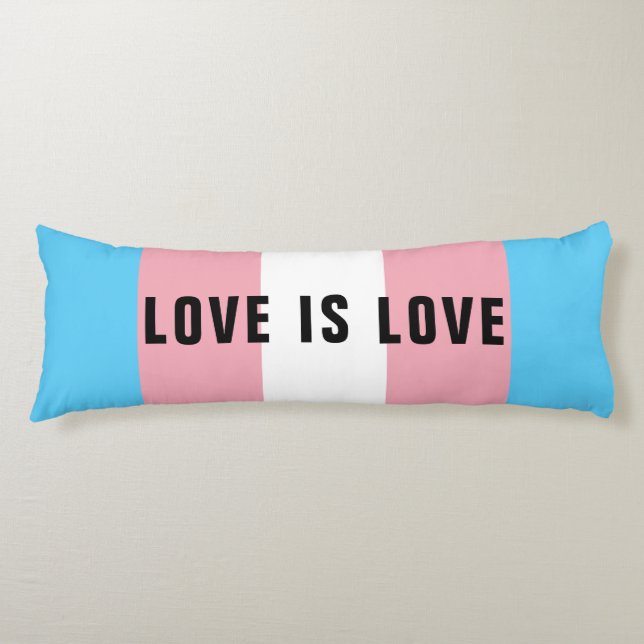 Cojín Personalizado Textos LGBT Bandera del orgullo tran (Anverso)